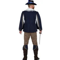 NEU Herren-Kostüm Musketier Aramis, Jacke und Hose, Gr. 48