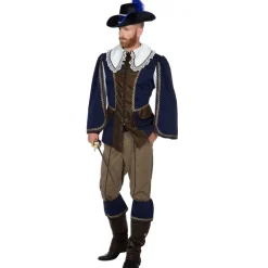 NEU Herren-Kostüm Musketier Aramis, Jacke und Hose, Gr. 48