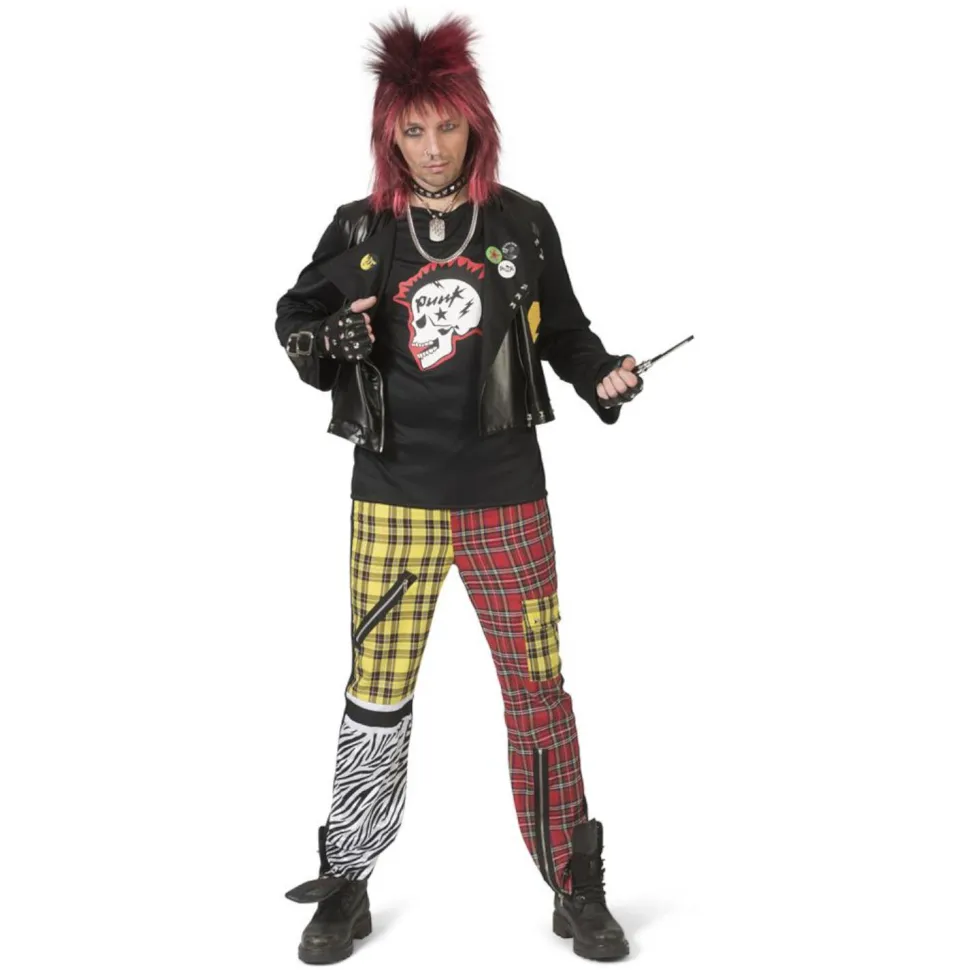 NEU Herren-Kostüm Punk Patrick, 3-teilig, Größe 48-50