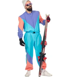 NEU Herren-Kostüm Retro-Skianzug, Gr. 48