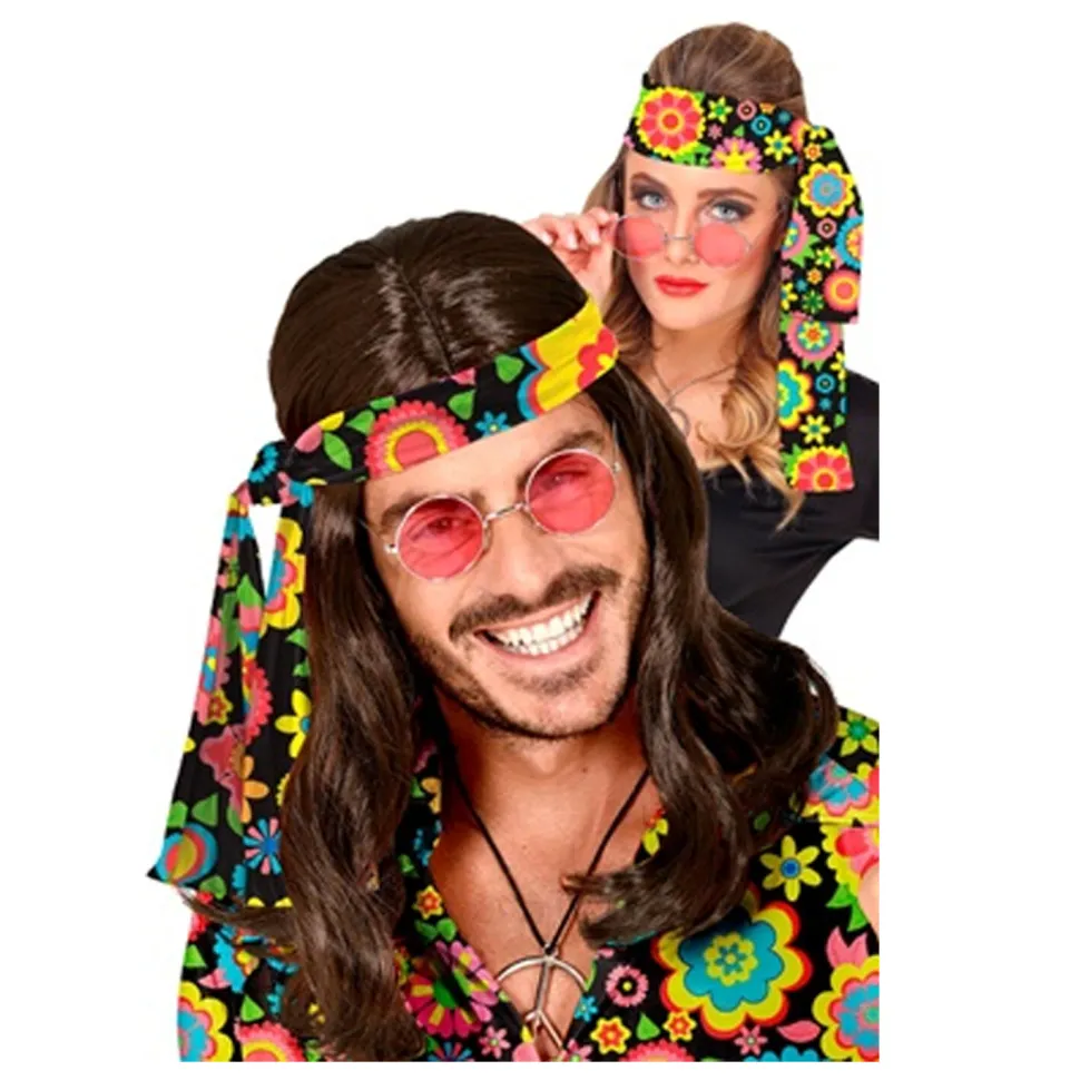 NEU Hippie-Stirnband / Haarband, Bunte Blumen