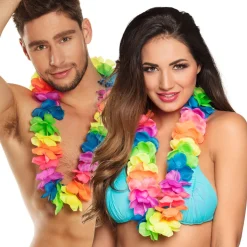 NEU Hulakette/Hawaiikette/Blumenkette, bunt