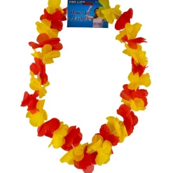NEU Hula-Kette Spanien, rot-gelb
