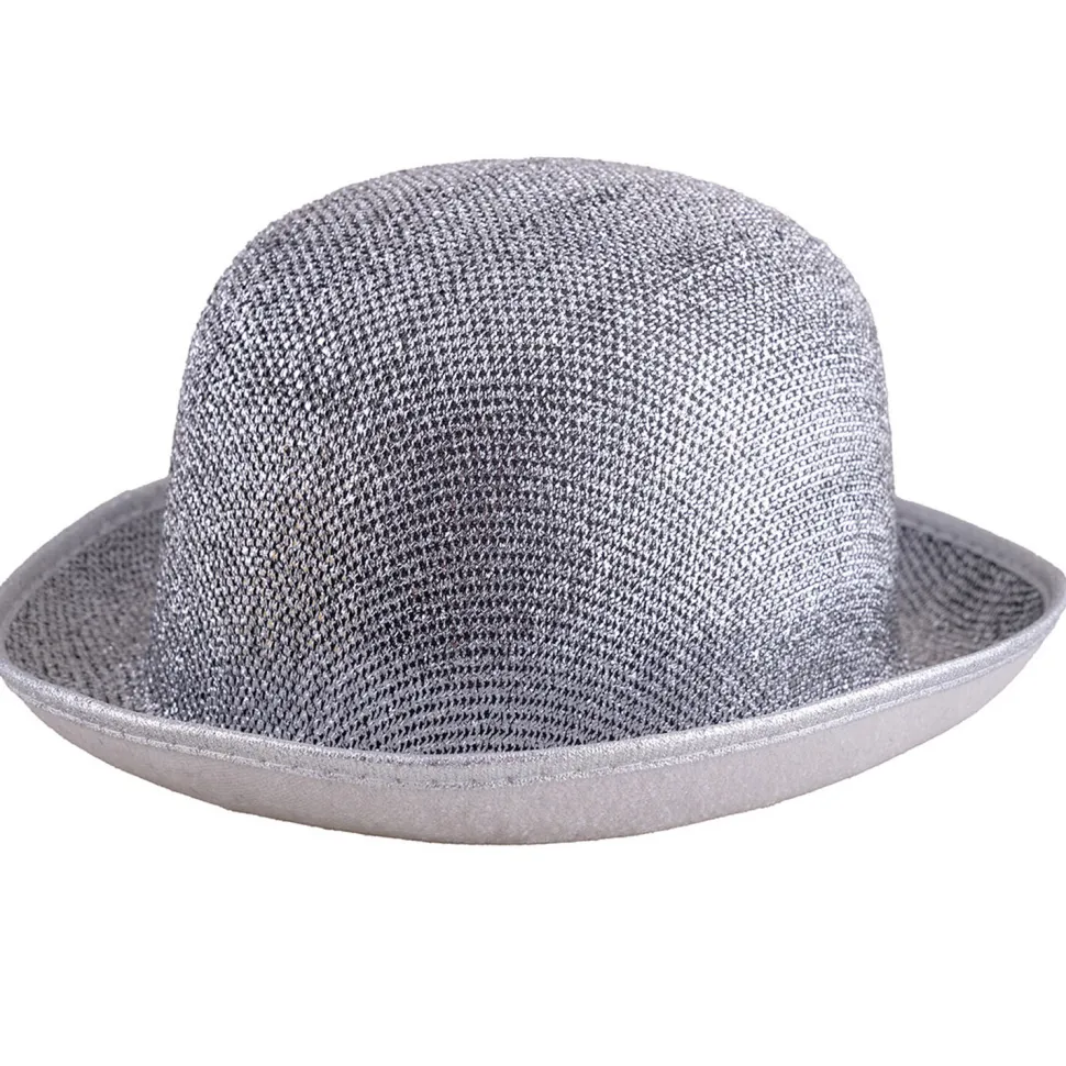 NEU Hut Melone, silber, Einheitsgröße
