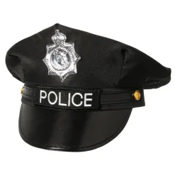 NEU Hut/Mütze Police, schwarz, Einheitsgröße