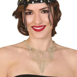 NEU Kette 20er-Jahre mit Brillianten, gold