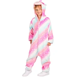 NEU Kinder-Kostüm Einhorn aus dickem Plüsch, Overall, Gr. 80-86