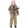 NEU Kinder-Kostüm Killer mit Hockey-Maske, 5-6 Jahre