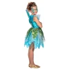 NEU Kinder-Kostüm Schmetterlings-Kleid mit Flügeln, blau-grün, Gr. 104