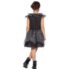 NEU Kinder-Kostüm Skelett-Kleid mit Glitzersteinen, Gr. 104
