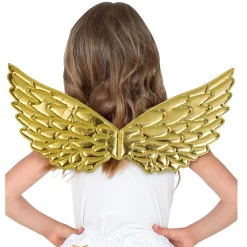 NEU Kinder-Kostüm-Zubehör Engelsflügel, 43x22cm, gold