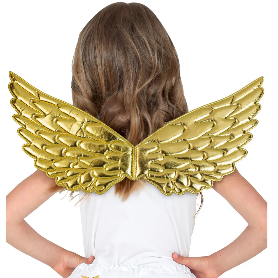 NEU Kinder-Kostüm-Zubehör Engelsflügel, 43x22cm, gold