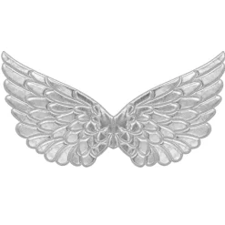 NEU Kinder-Kostüm-Zubehör Engelsflügel, 57x26cm, silber