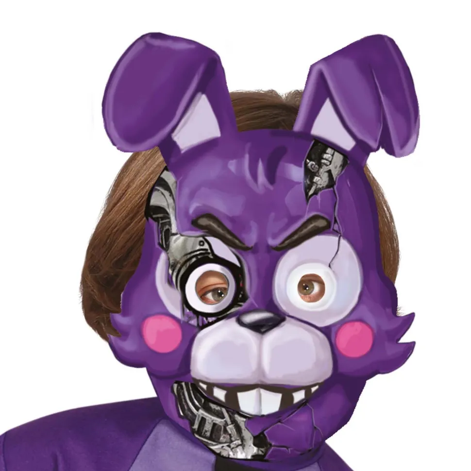 NEU Kinder-Maske Killer Hase
