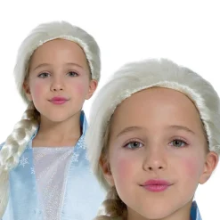 NEU Kinder-Perücke Eisprinzessin, blond