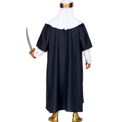 NEU Kostüm SULTAN, Tunika mit Robe und Turban / Scheichtuch, Größe: S-M