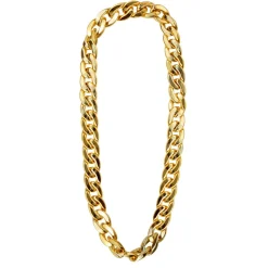 NEU Kostüm-Zubehör goldene Halskette, 72cm