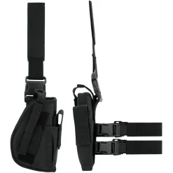 NEU Kostüm-Zubehör Pistolen-Holster fürs Bein, schwarz