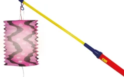 NEU Laternenstab Elektrisch, 40 cm rot/gelb/blau
