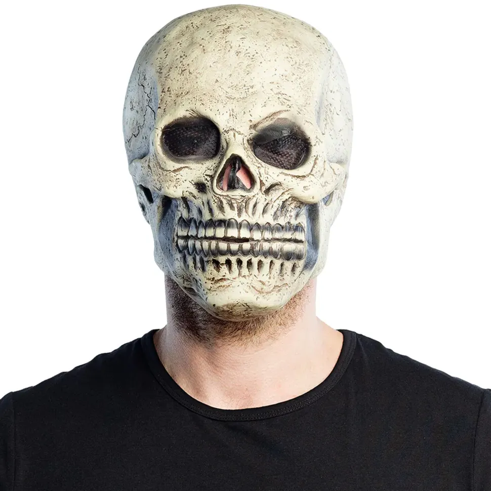 NEU Latex-Komplettmaske Totenkopf