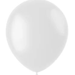 NEU Latex-Luftballons matt, 33cm, weiß, 100 Stück