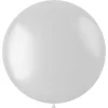 NEU Latex-Luftballon XXL matt, 80cm, weiß, Riesenballon