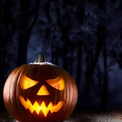 NEU LED-Licht für Halloween-Kürbis, 6,6 cm