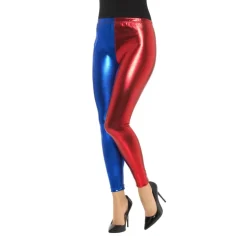 NEU Leggings, rot-blau, Größe S