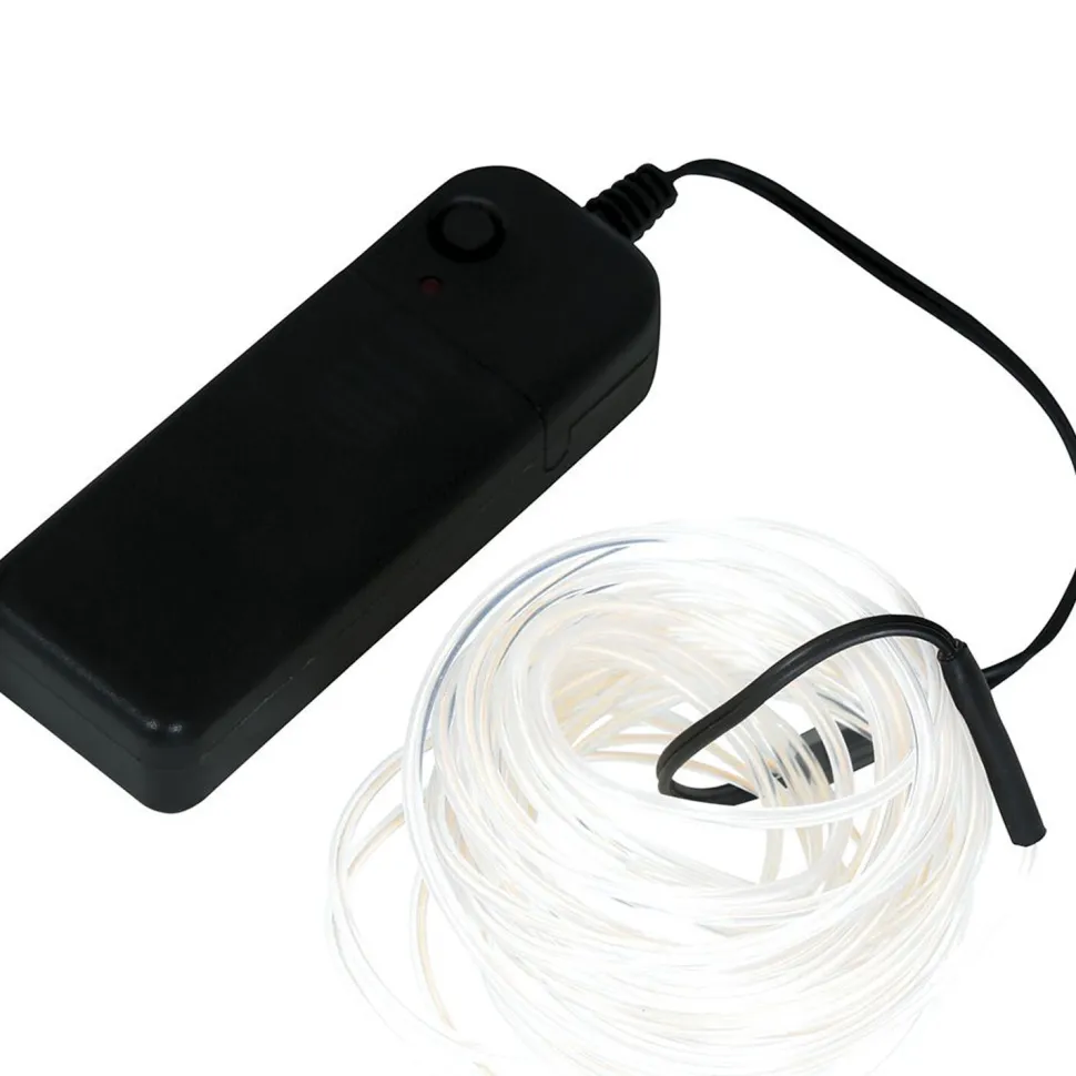 NEU Leuchtkette / Lichterkette für diverse Zwecke, weiß, 5m, Batteriebetrieben