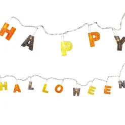 NEU Lichterkette Happy Halloween, ca. 150cm, batteriebetrieben