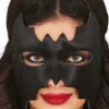 NEU Maske Fledermaus aus Hartschaum, schwarz
