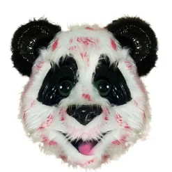 NEU Maske Grusel-Panda mit Plüsch