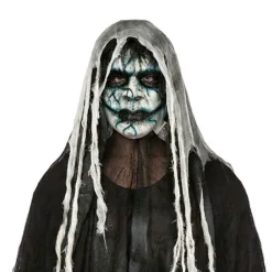 NEU Maske Halloween-Geist, mit Kapuze und langen Fransen
