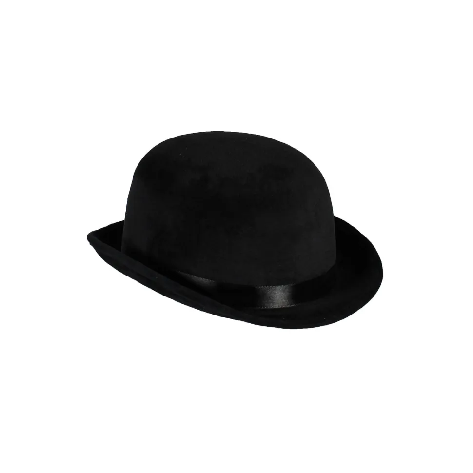 NEU Melone Flair aus Samt, schwarz, Kopfweite 57-58cm