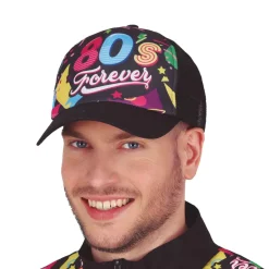 NEU Mütze 80s Forever / 80er-Jahre bunt