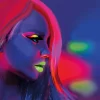 NEU Neon-Lippenstift auf Wasserbasis, leuchtet unter UV-Licht, 6 ml, Pink