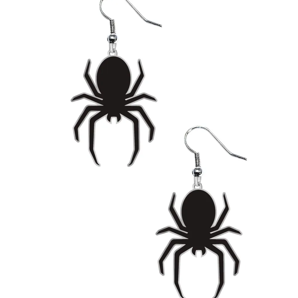 NEU Ohrringe Halloween-Spinne, zwei Stück