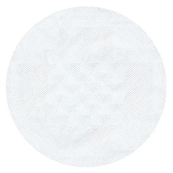 NEU Papier-Tischtuch mit Damastprägung, 50 x 1 m auf der Rolle, Weiß
