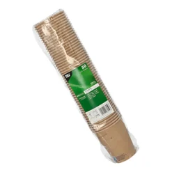 NEU Pappbecher für Heißgetränke, 0,2 l, braun, 50 Stück