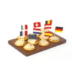NEU Partypicker Nationen / Flaggen, 8 cm, 50 Stück