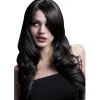 NEU Perücke Damen Nicole Langhaar, Wellig m. Seitenscheitel, Premium-Qualität, braun