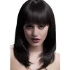 NEU Perücke Damen Tanja Langhaar, Gefederter Schnitt, Premium-Qualität, braun