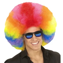 NEU Perücke Regenbogen-Afro