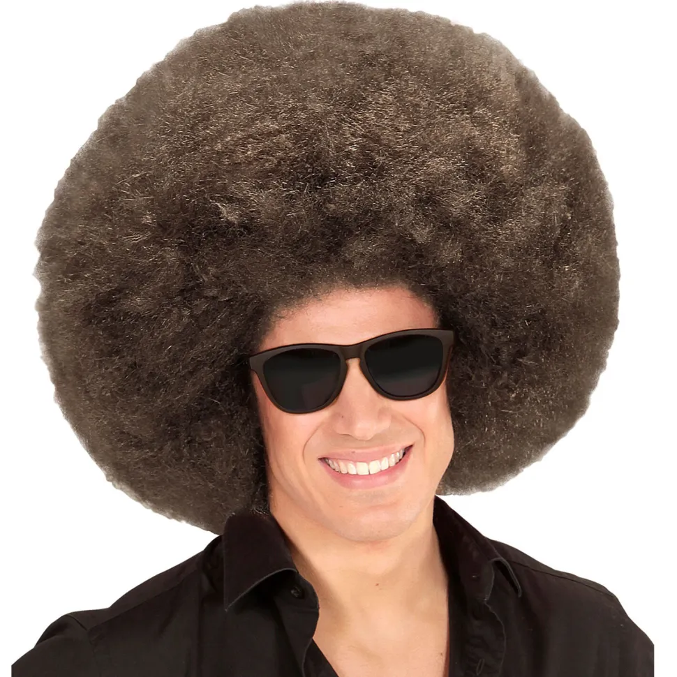 NEU Perücke Riesenafro, braun