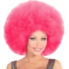 NEU Perücke Riesenafro, pink