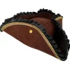 NEU Piratenhut Evalyn in Velourslederoptik, braun