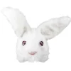 NEU Plüsch-Halbmaske Hase / Kaninchen, weiß