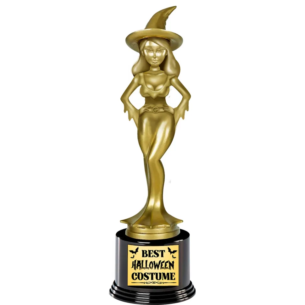 NEU Pokal / Trophäe Bestes Halloween Kostüm Hexe, ca. 22cm