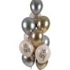 NEU Premium-Latex-Luftballons Let's Party, Rosegold, 33cm, 12 Stk.