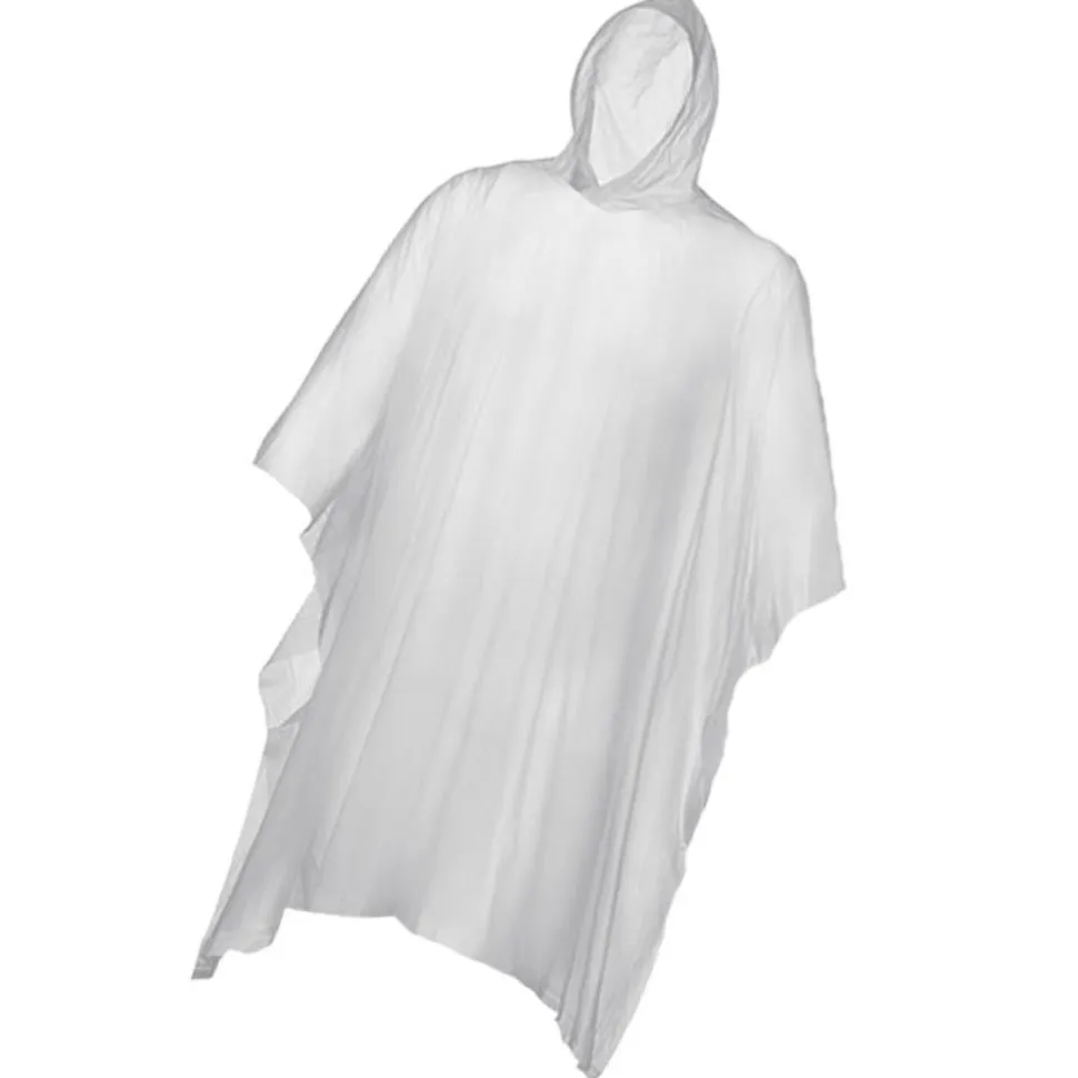 NEU Regenponcho, transparent aus Kunststoff, für Erwachsene